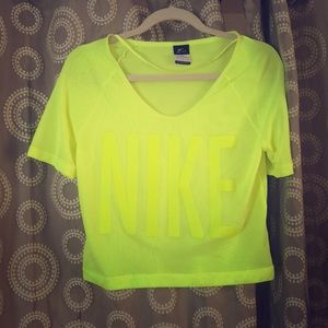 Nike mesh crop top